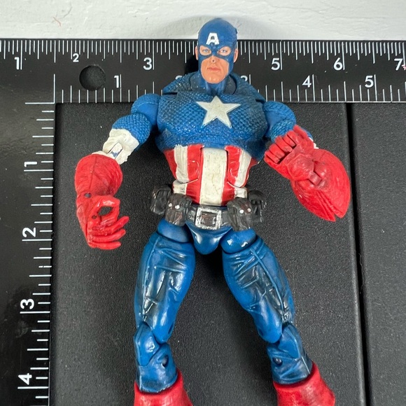 Marvel Legends Toybiz Face Off CAPTAIN AMERICA Steve Rogers 6" Action Figure - Picture 9 of 9